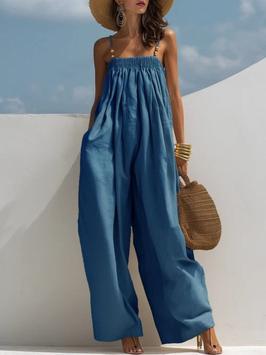 Madison | Mono de denim de pierna larga