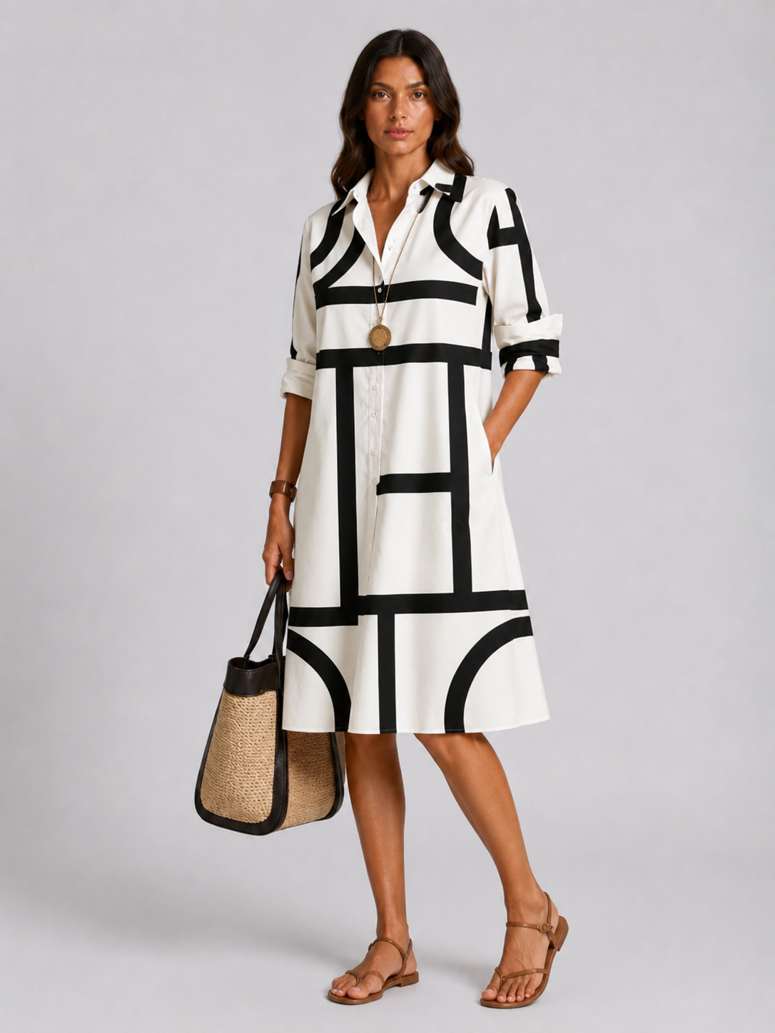 Annette | Robe Midi Élégante