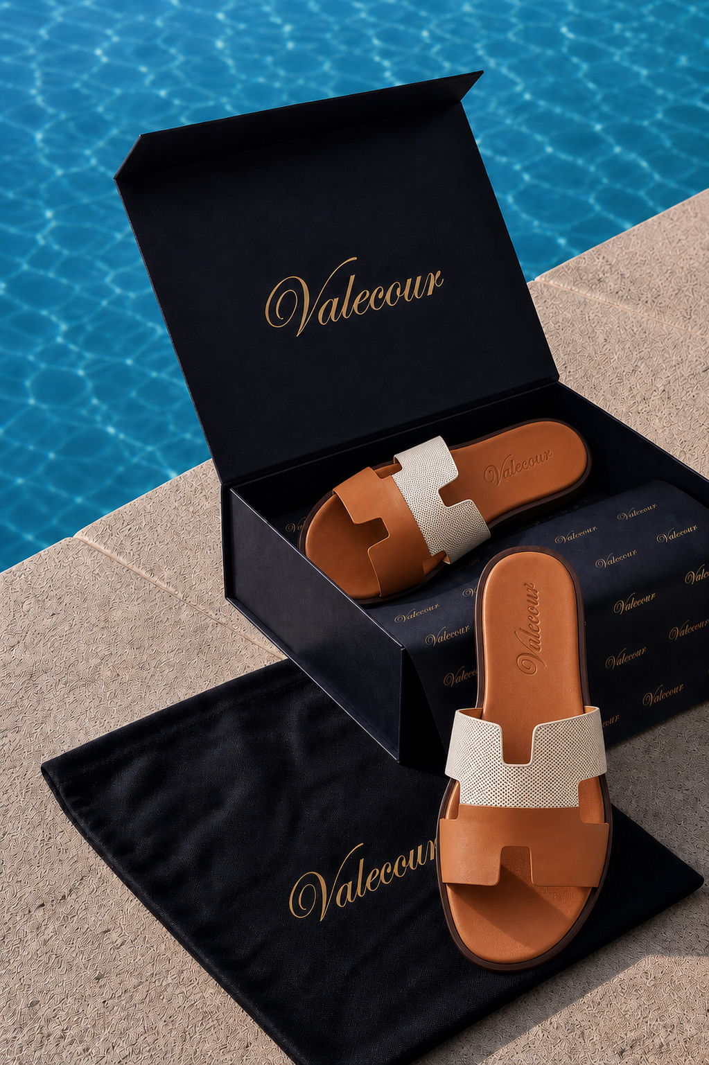Valero Sandalia Marrón/Beige