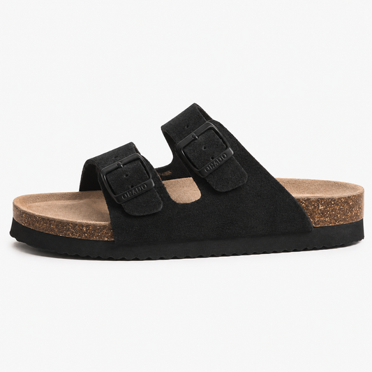 Crestar Mules de Gamuza con Soporte de Arco
