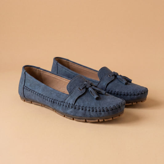 Mocassins à Nœud et Semelle Souple