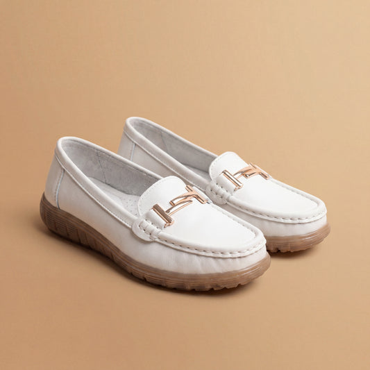 Mocassins en cuir véritable