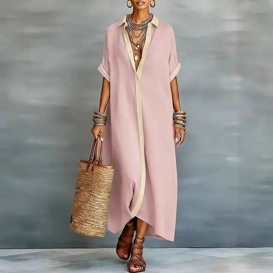 Vestido Camisero Fluido