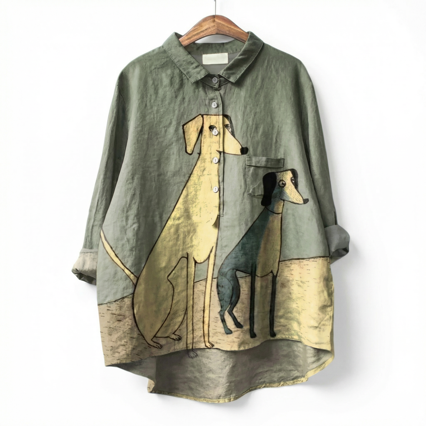 Blusa Lino Estampada
