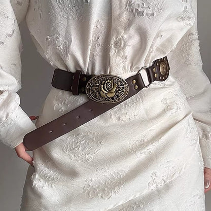Ceinture bohème en cuir vintage