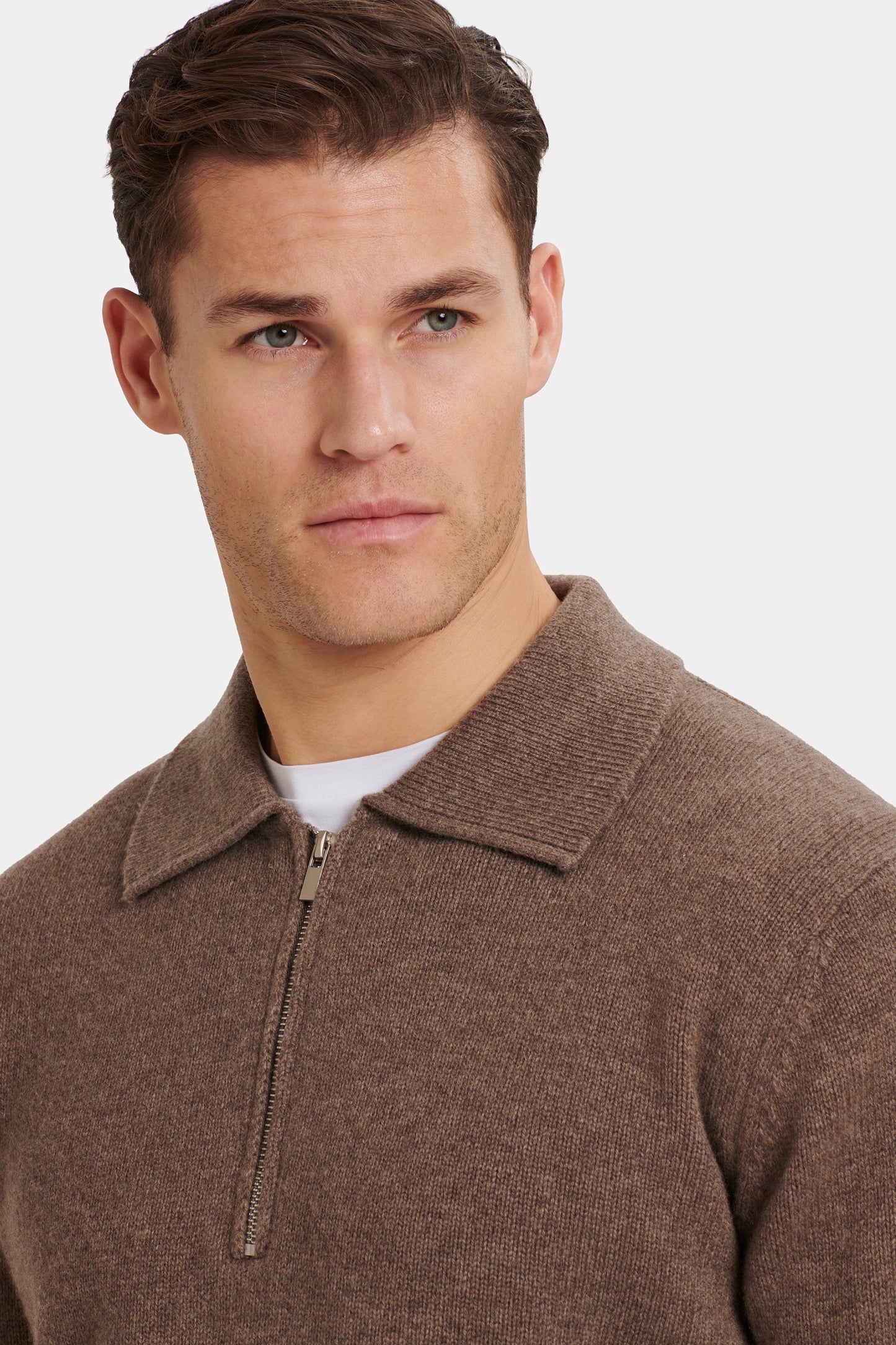 Polo Compone De Cremallera Un Cuarto