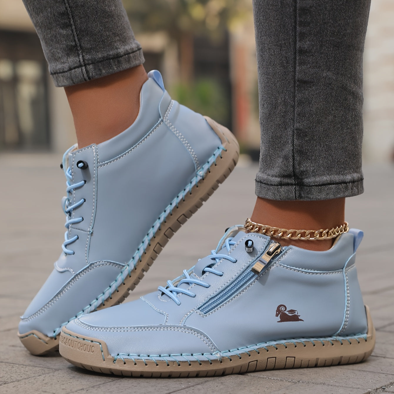 Flora | Zapatos Ortopédicos con Cremallera