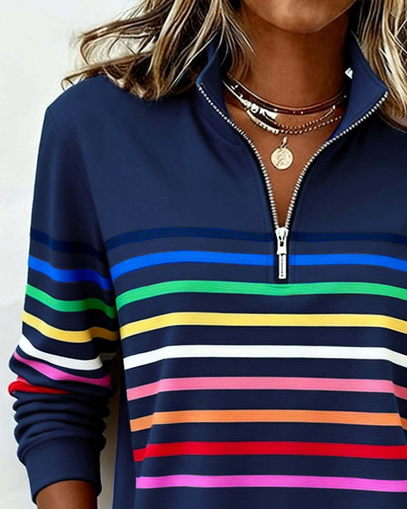 Suéter Casual Estilo Colorido