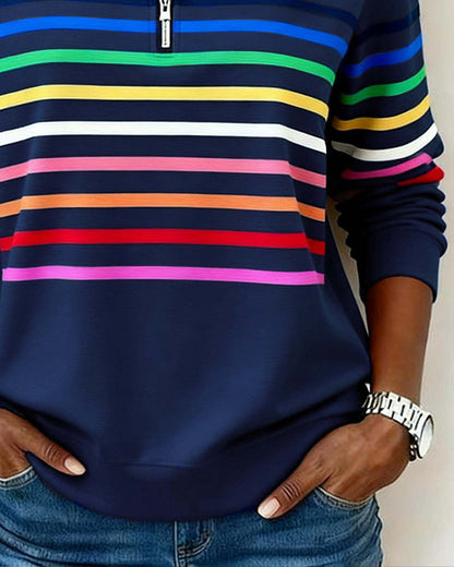 Suéter Casual Estilo Colorido