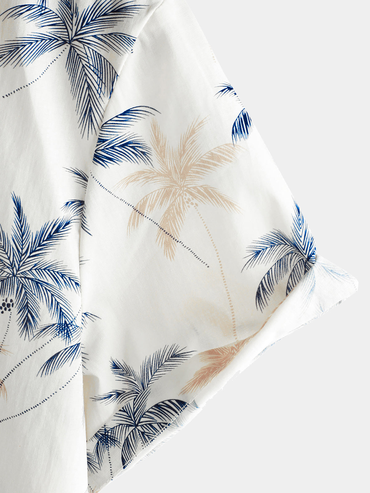 Camisa Hawaiana Palmera 100% Algodón