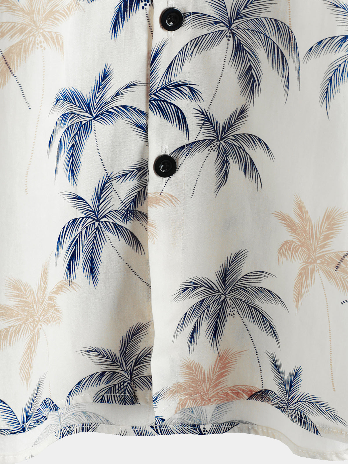 Camisa Hawaiana Palmera 100% Algodón