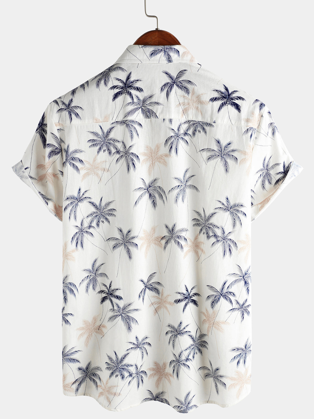 Camisa Hawaiana Palmera 100% Algodón