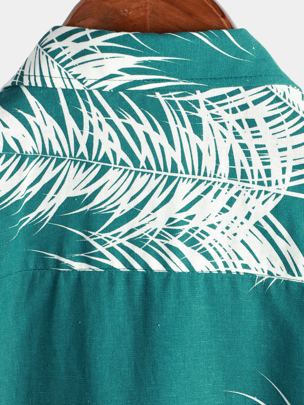 Camisa Hawaiana Lino Plantas Tropicales