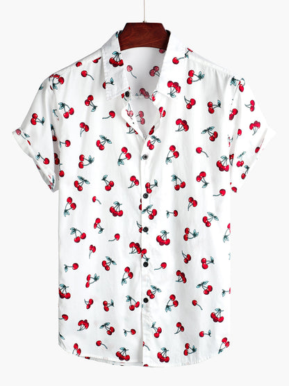 Camisa Estampado Cerezas