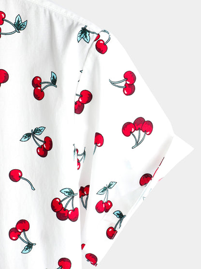 Camisa Estampado Cerezas