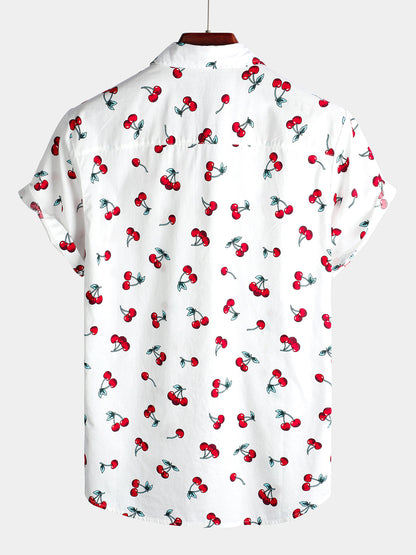 Camisa Estampado Cerezas
