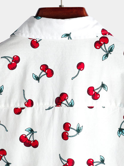 Camisa Estampado Cerezas
