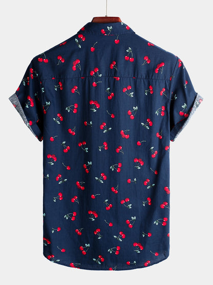 Camisa Estampado Cerezas
