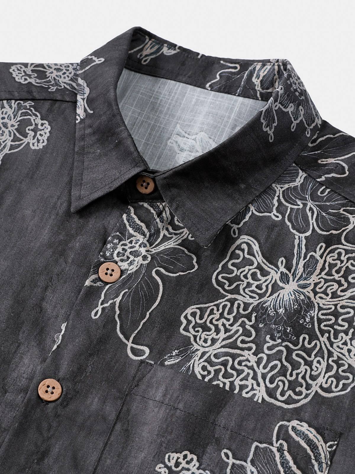 Camisa Floral Retro Isla