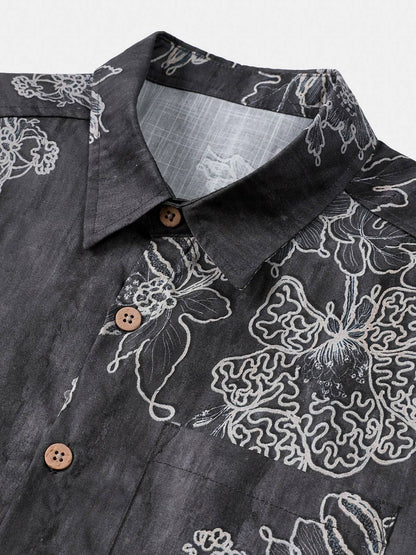 Camisa Floral Retro Isla