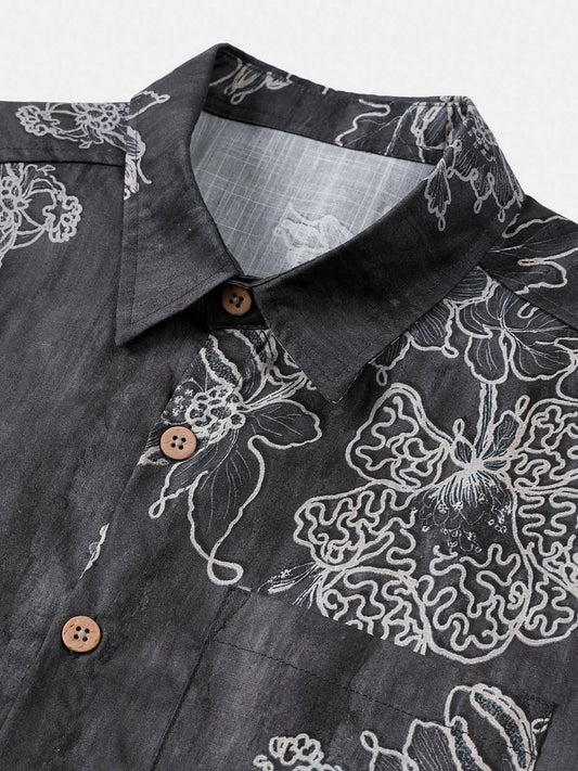 Camisa Floral Retro Isla