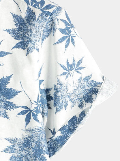 Camisa Lino Hojas de Arce
