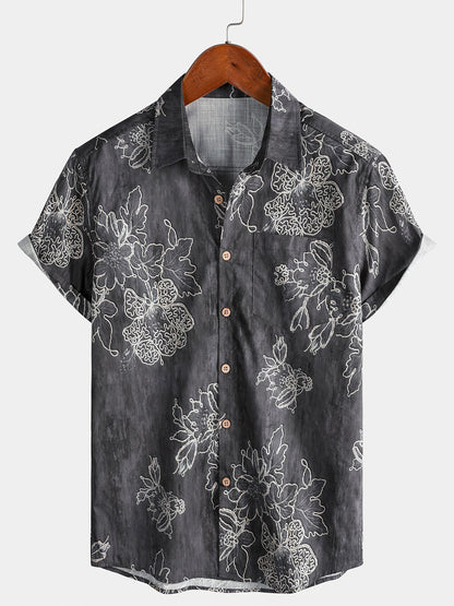 Camisa Floral Retro Isla
