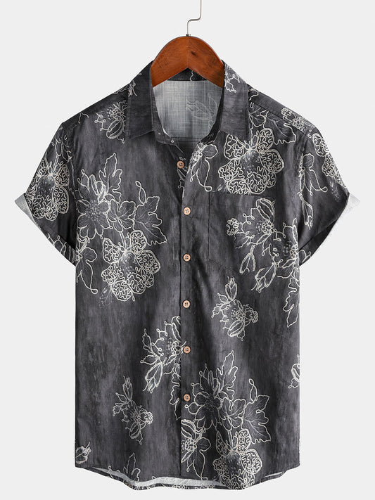 Camisa Floral Retro Isla
