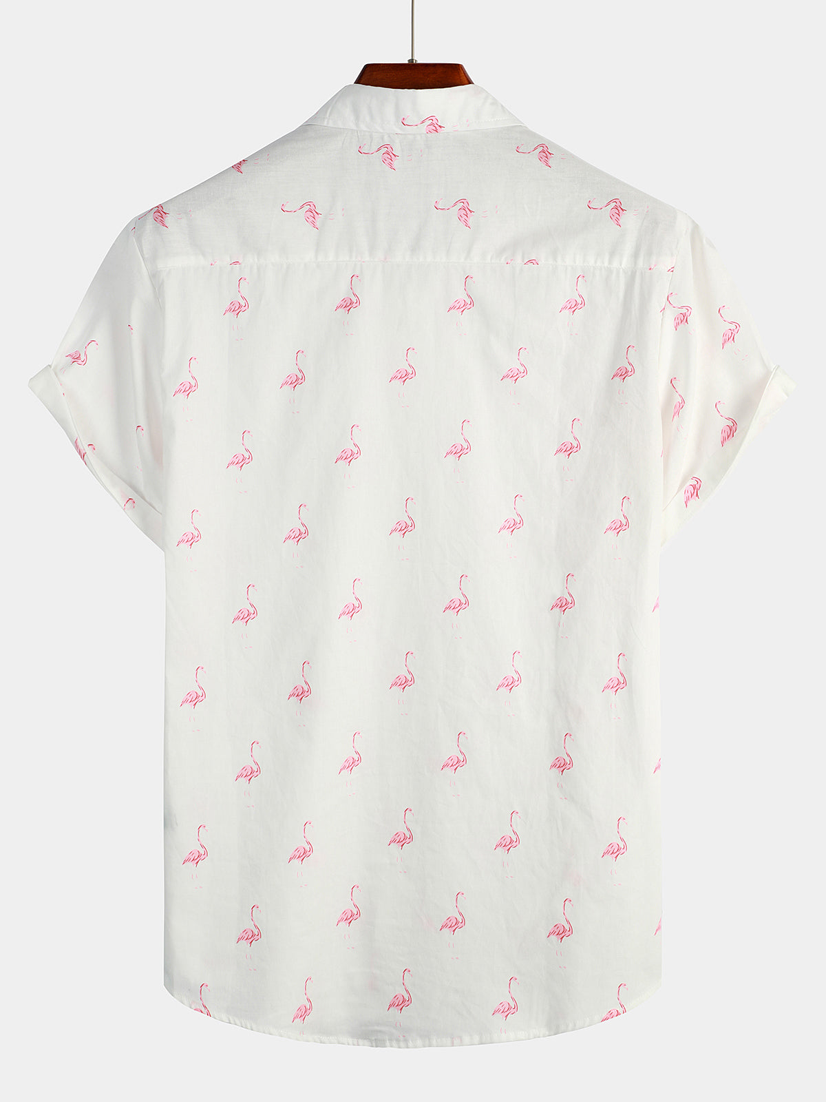 Camisa Hawaiana Flamencos Tropical
