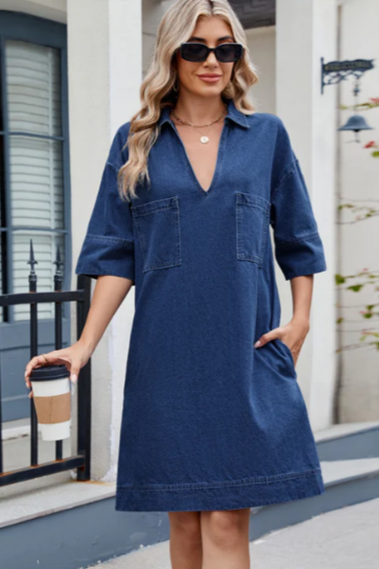 Jade | Vestido de denim casual