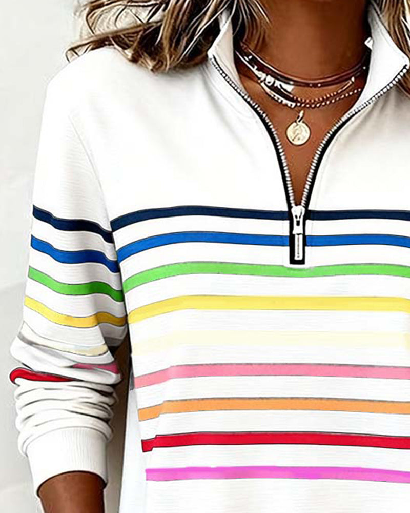 Suéter Casual Estilo Colorido