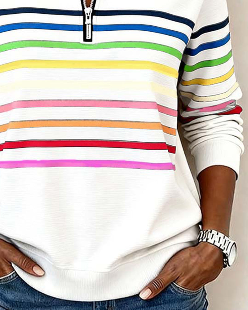 Suéter Casual Estilo Colorido
