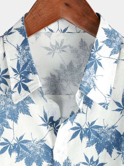 Camisa Lino Hojas de Arce
