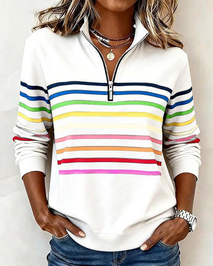 Suéter Casual Estilo Colorido