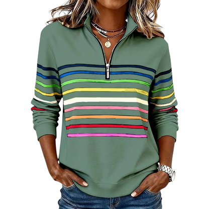 Suéter Casual Estilo Colorido