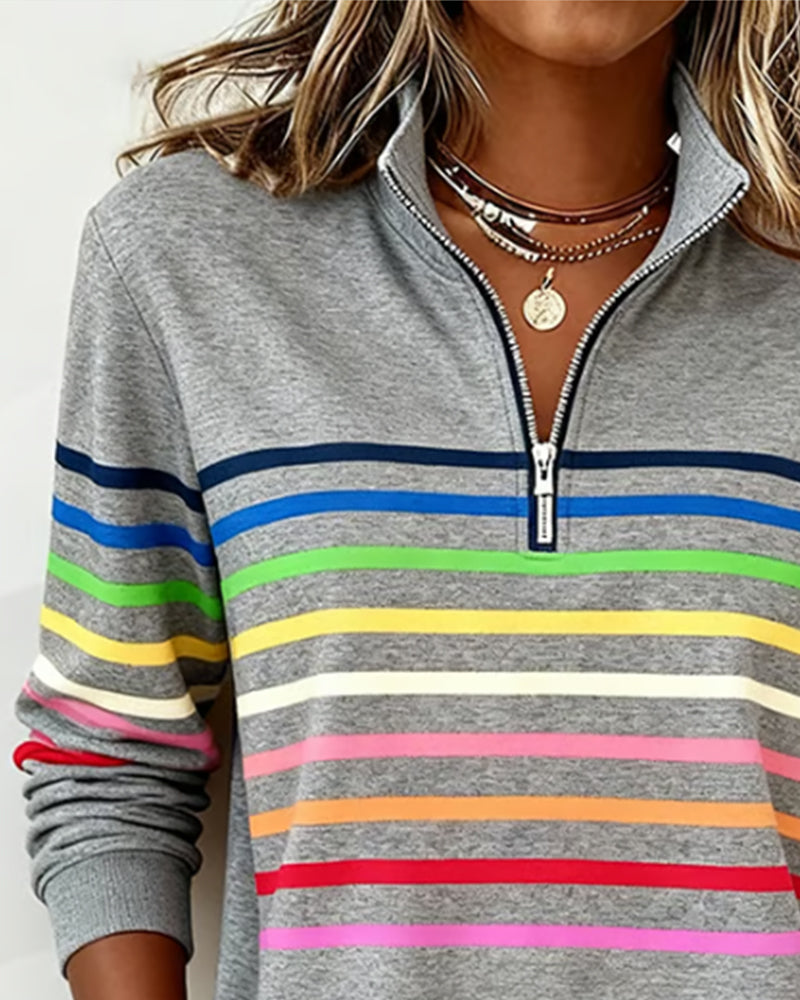 Suéter Casual Estilo Colorido