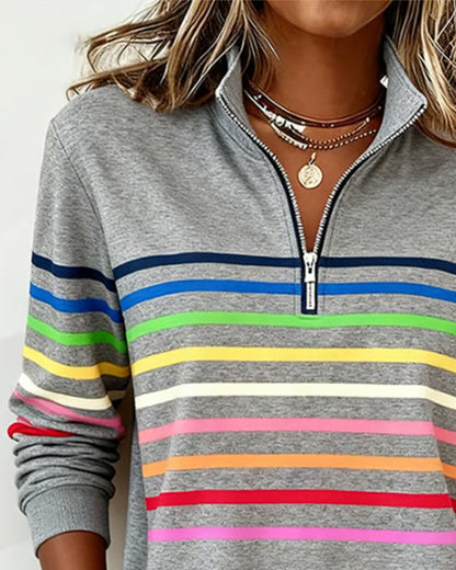 Suéter Casual Estilo Colorido