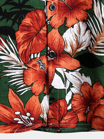Camisa Estampado Floral Tropical