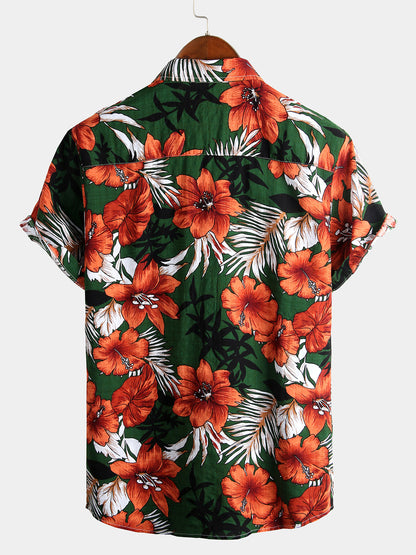 Camisa Estampado Floral Tropical