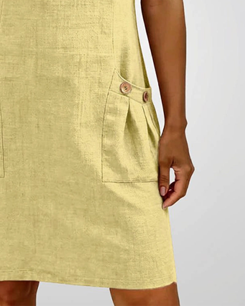 Van Elst Mode® | Vestido de algodón con cremallera