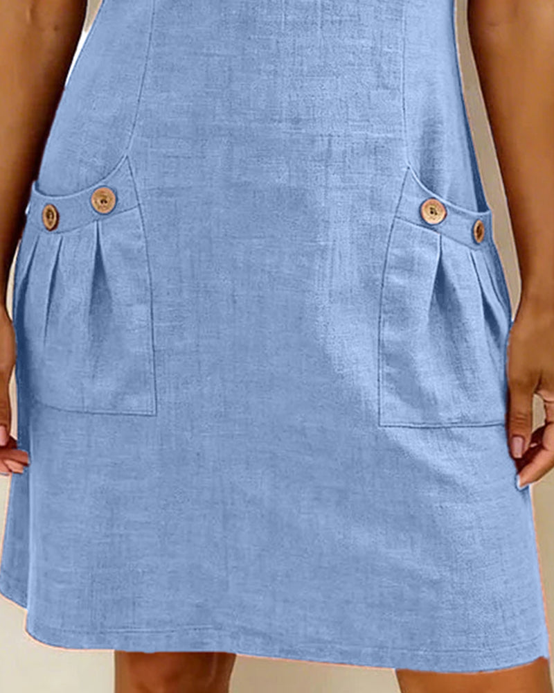 Van Elst Mode® | Vestido de algodón con cremallera