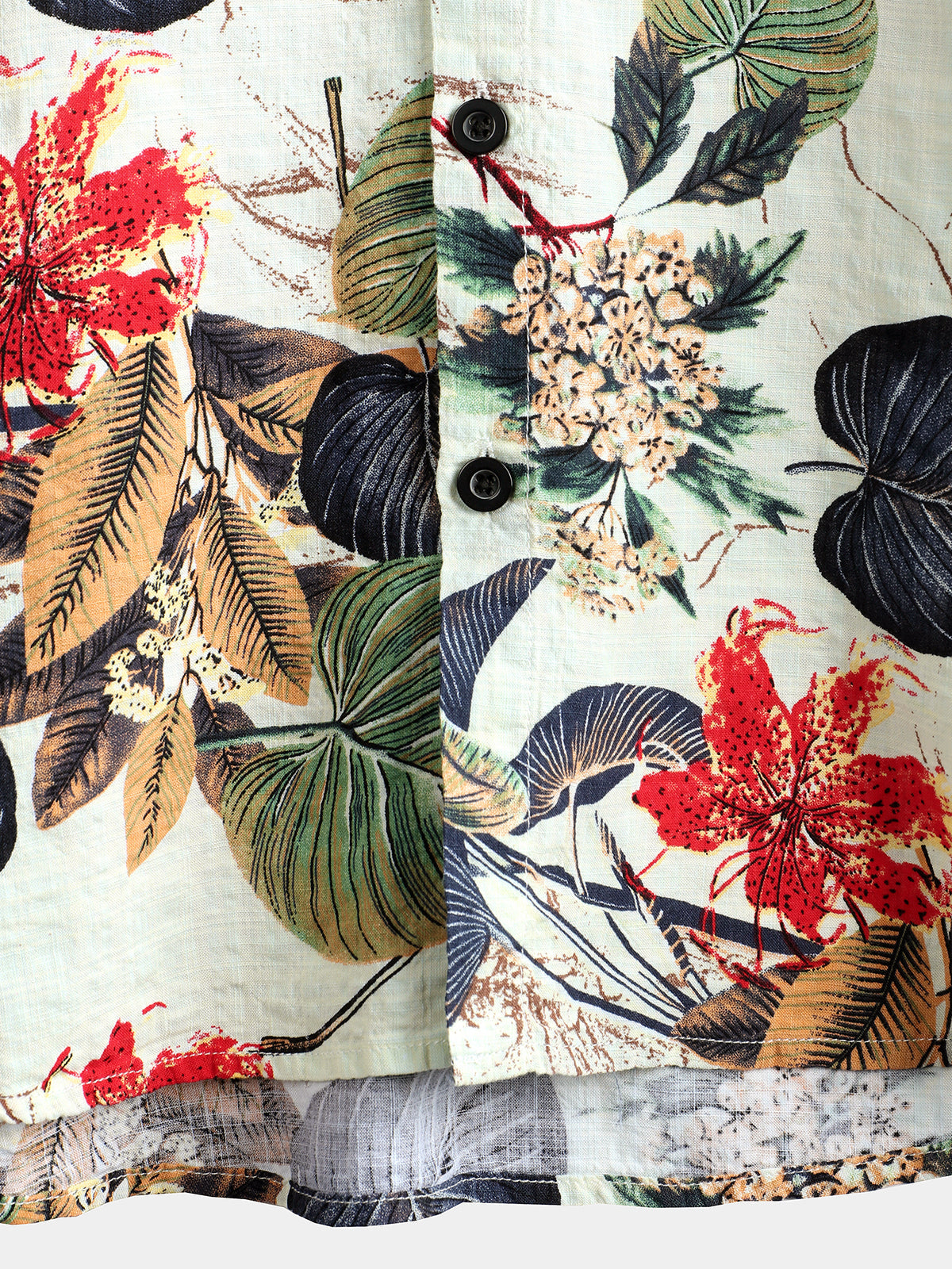 Camisa Hawaiana Floral Tropical