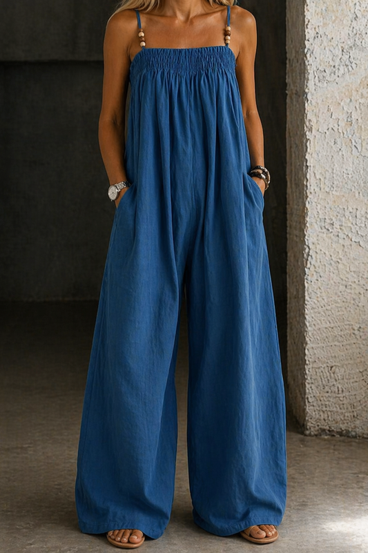 Madison | Mono de denim de pierna larga