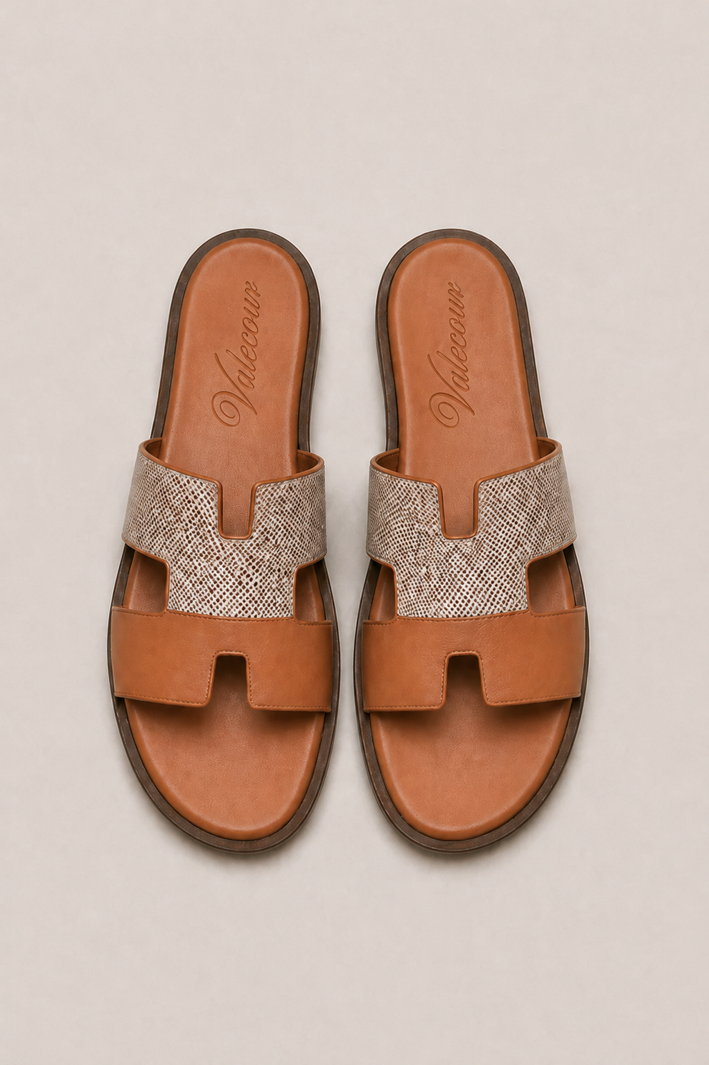 Valero Sandalia Marrón/Beige