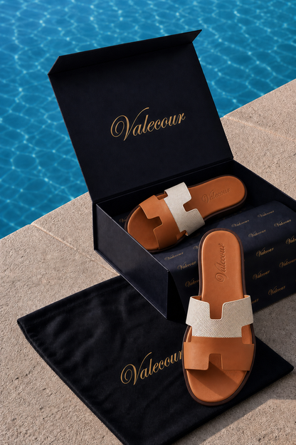 Valero Sandalia Marrón/Beige
