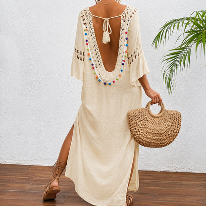 Vestido Playa Crochet Bohemio