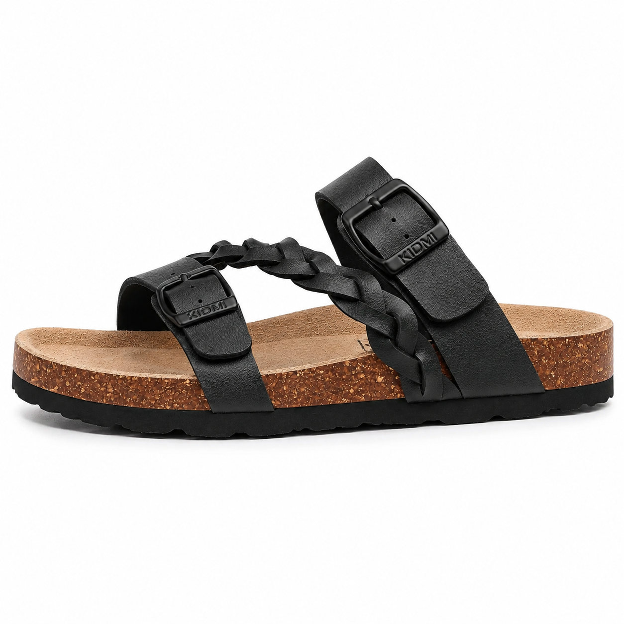 Sandalias de Corcho con Hebilla y Soporte de Arco