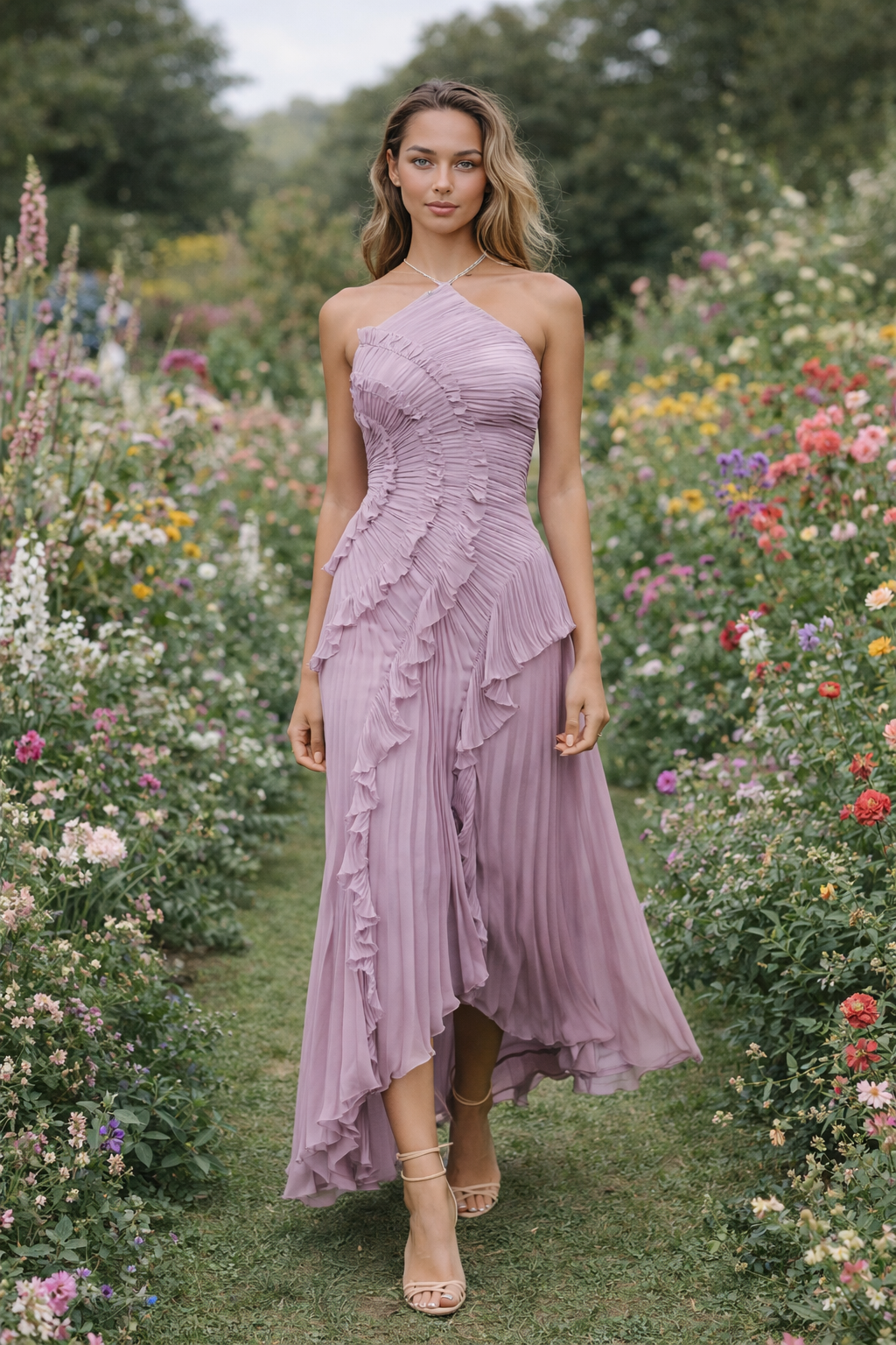 Vestido Maxi Lavanda