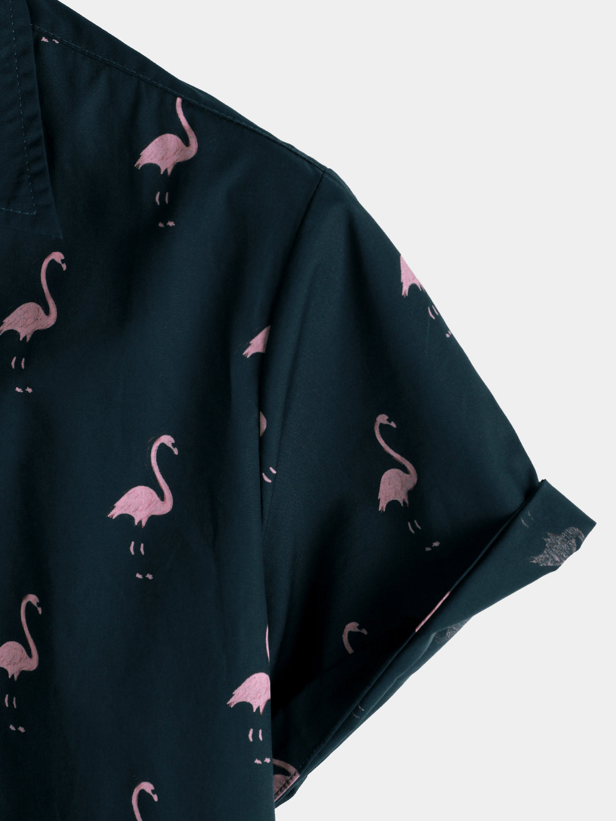 Camisa Hawaiana Flamencos Tropical