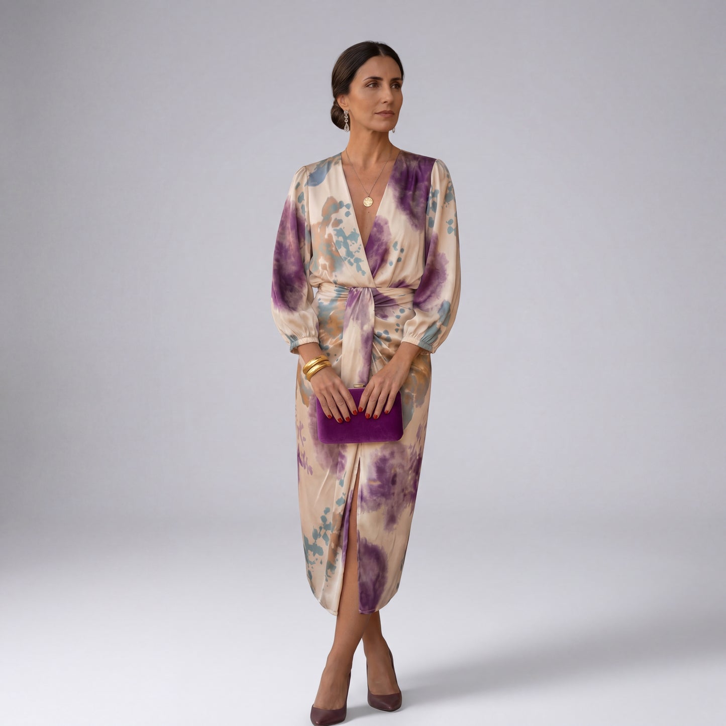 Valeria - Vestido Elegante Escote en V